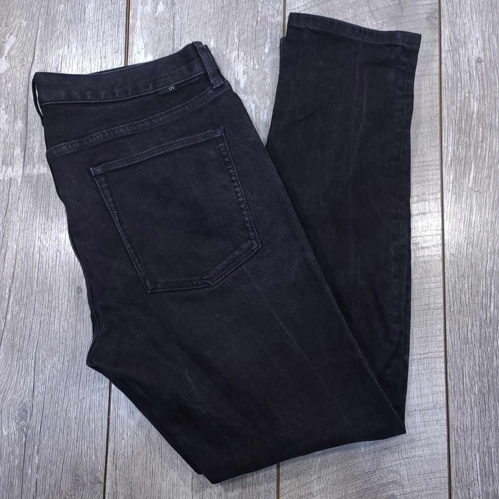 Outerknown S.E.A. Jeans Mens 34x32 Black Slim Fit Organic Cotton Denim Pants